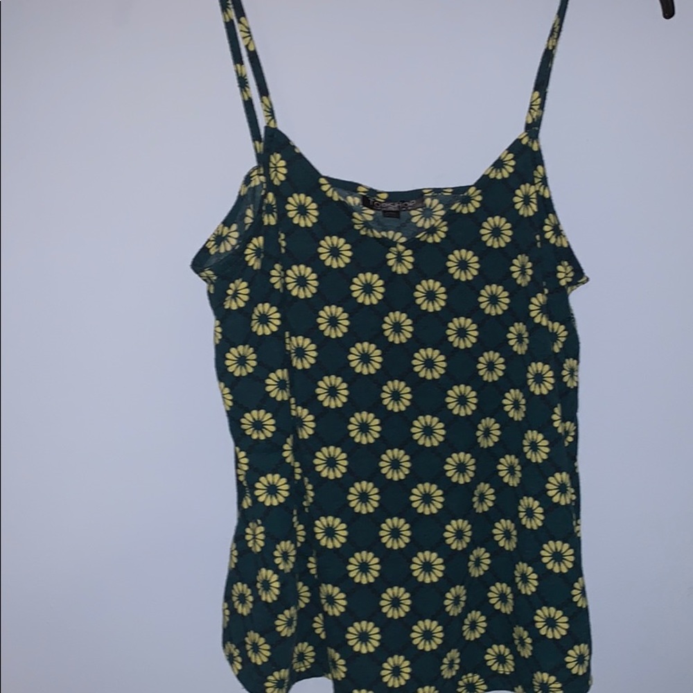 FTopshop flowery tank top